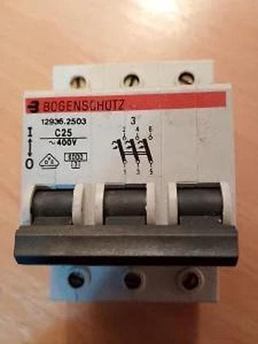 BOGENSCHUTZ automatski osigurač 12936.2503 3P. BOGENSCHuTZ automatski at lalafo.rs — 5 BOGENSCHUTZ automatski osigurač 12936.2503 3P. BOGENSCHuTZ automatski — 5