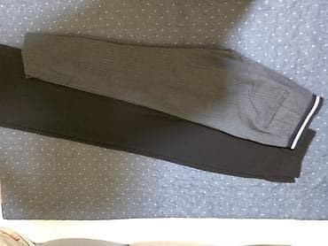 Dva para pantalona,velicina S,jedne su elegantne,na crtu,druge su u na lalafo.rs Dva para pantalona,velicina S,jedne su elegantne,na crtu,druge su u