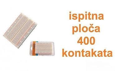Electronics: Ispitna ploča (breadboard) – 400 kontakata - Tip: bezlemljena at lalafo.rs — 1 Electronics: Ispitna ploča (breadboard) – 400 kontakata - Tip: bezlemljena — 1