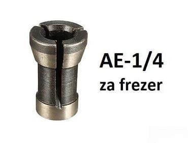 Stezna čaura za frezer AE-1/4 (6,35 mm) - Tip: AE-1/4 za frezer - at lalafo.rs — 2 Stezna čaura za frezer AE-1/4 (6,35 mm) - Tip: AE-1/4 za frezer - — 2