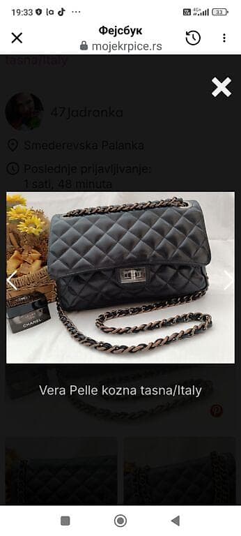 RASPRODAJA!!SNIŽENO!!Vera Pelle kozna tasna 27x18,5x7,5cm na lalafo.rs — 1 RASPRODAJA!!SNIŽENO!!Vera Pelle kozna tasna 27x18,5x7,5cm — 1