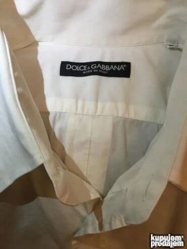 Košulja Na duge rukave, L, Dolce & Gabbana, bоја - Bela, Pamuk na lalafo.rs Košulja Na duge rukave, L, Dolce & Gabbana, bоја - Bela, Pamuk