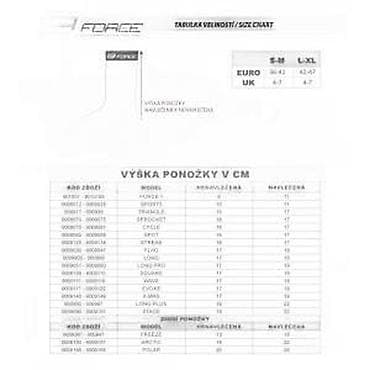 Equipment for cyclists: ČARAPE FORCE CRUISE PETROLEJ-CRNI L-XL/42-46 | Visoke biciklističke at lalafo.rs — 5 Equipment for cyclists: ČARAPE FORCE CRUISE PETROLEJ-CRNI L-XL/42-46 | Visoke biciklističke — 5