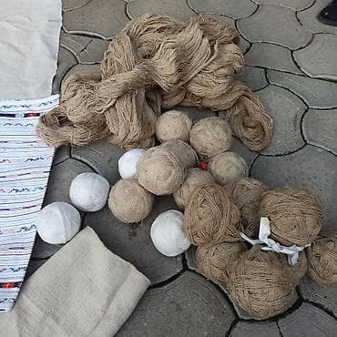 Prirodna prediva i tkanine – lan/konoplja - Velika količina ručno na lalafo.rs — 3 Prirodna prediva i tkanine – lan/konoplja - Velika količina ručno — 3