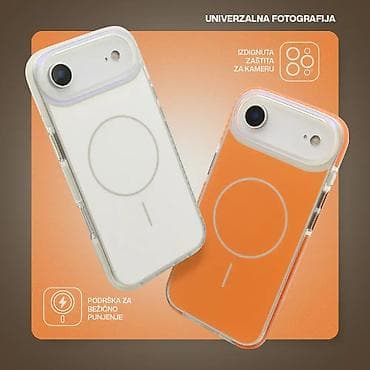 Futrola AMBER RING MagSafe za iPhone 17 AIR (6.6) bela. Uz brzu na lalafo.rs — 2 Futrola AMBER RING MagSafe za iPhone 17 AIR (6.6) bela. Uz brzu — 2