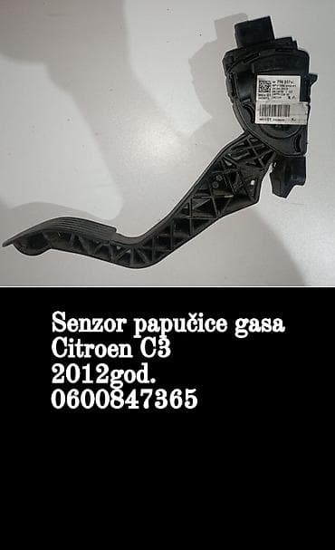 Senzor papučice gasa (elektronska papučica gasa) za Citroën C3 at lalafo.rs Senzor papučice gasa (elektronska papučica gasa) za Citroën C3