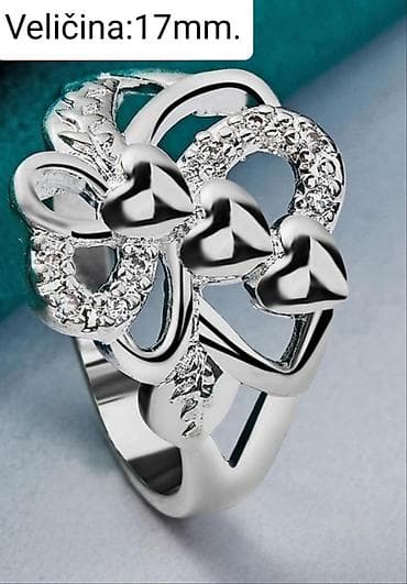 PRELEPE KVALITETNE POSREBRENE RAZNOVRSNE PRSTENJE SA CIRKONIMA,SA na lalafo.rs — 2 PRELEPE KVALITETNE POSREBRENE RAZNOVRSNE PRSTENJE SA CIRKONIMA,SA — 2