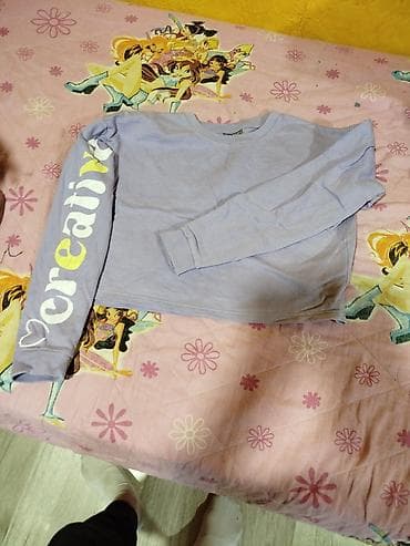 sako laneni: Lila crop dukserica sa dugim rukavima. - Materijal: mekani pamučni at lalafo.rs — 1 sako laneni: Lila crop dukserica sa dugim rukavima. - Materijal: mekani pamučni — 1