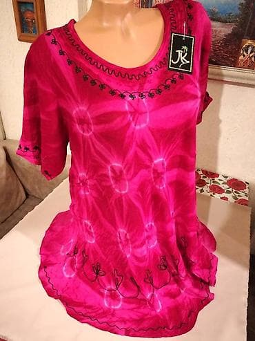 Nova zenska indijska tunika za punije dame Nini. Odlicna zenska tunika at lalafo.rs — 4 Nova zenska indijska tunika za punije dame Nini. Odlicna zenska tunika — 4