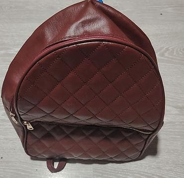 Moderan ženski ranac – bordo boja - Materijal: eko koža sa prošivenim na lalafo.rs — 4 Moderan ženski ranac – bordo boja - Materijal: eko koža sa prošivenim — 4