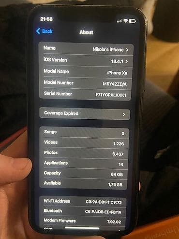 Iphone XR 64GB Black 83% Battery Health perfektan bez ogrebotina na lalafo.rs — 6 Iphone XR 64GB Black 83% Battery Health perfektan bez ogrebotina — 6