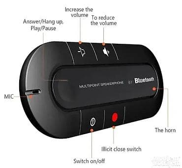 Bluetooth handsfree uređaj sa štipaljkom Praktičan Bluetooth handsfree na lalafo.rs — 4 Bluetooth handsfree uređaj sa štipaljkom Praktičan Bluetooth handsfree — 4