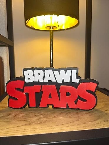 Home Decor: Dekor natpis “Brawl Stars” - Samostojeći 3D model logo natpisa “BRAWL at lalafo.rs — 1 Home Decor: Dekor natpis “Brawl Stars” - Samostojeći 3D model logo natpisa “BRAWL — 1