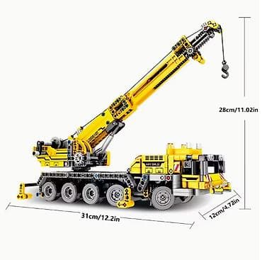 Kockice za sastavljanje - Kamion dizalica Kockice, izgledom na lalafo.rs Kockice za sastavljanje - Kamion dizalica Kockice, izgledom