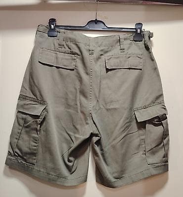 Muške cargo šorts pantalone, maslinasto‑zelene boje. - Kroj na lalafo.rs — 1 Muške cargo šorts pantalone, maslinasto‑zelene boje. - Kroj — 1