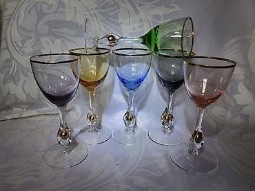 Sport & Hobby: Case kristal,rucni rad Bohemija za vino 1950g+. Case kristal za at lalafo.rs — 4 Sport & Hobby: Case kristal,rucni rad Bohemija za vino 1950g+. Case kristal za — 4