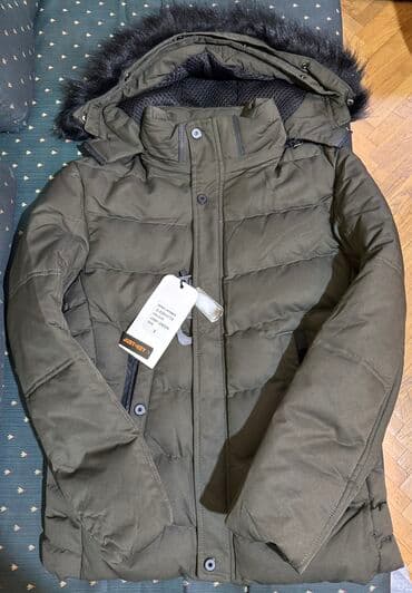 Nova maslinasto zelena muska jakna, velicina S at lalafo.rs Nova maslinasto zelena muska jakna, velicina S