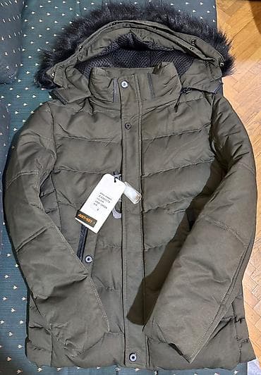 Nova maslinasto zelena muska jakna, velicina S na lalafo.rs — 1 Nova maslinasto zelena muska jakna, velicina S — 1