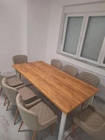 Sets of table and chairs: Trpezarijski sto fx80 izrada po meri | kontakt telefon 06******** at lalafo.rs — 2 Sets of table and chairs: Trpezarijski sto fx80 izrada po meri | kontakt telefon 06******** — 2