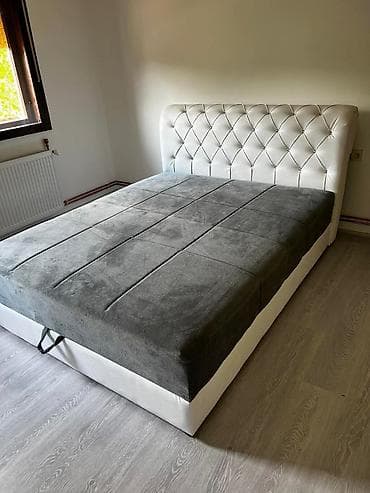 Bračni krevet sa uzglavljem, dimenzije 200 × 160 cm. - Tapacirano na lalafo.rs — 9 Bračni krevet sa uzglavljem, dimenzije 200 × 160 cm. - Tapacirano — 9