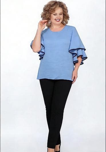 Personal Items: Ženska bluza sa volan rukavima – Univerzalna veličina odgovara od 2xl at lalafo.rs — 2 Personal Items: Ženska bluza sa volan rukavima – Univerzalna veličina odgovara od 2xl — 2