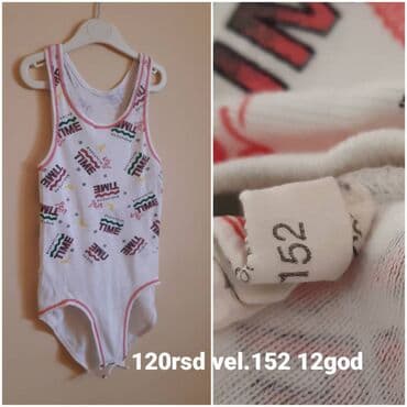 Bodiji i zeke za bebe: Dečiji bodi/majičica bez rukava za devojčice. Beli model sa šarenim na lalafo.rs Bodiji i zeke za bebe: Dečiji bodi/majičica bez rukava za devojčice. Beli model sa šarenim