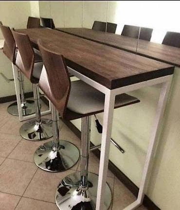 Sets of table and chairs: BARSKI STO MODEL MX77 | Izrada nameštaja po meri Drvo&metal at lalafo.rs — 2 Sets of table and chairs: BARSKI STO MODEL MX77 | Izrada nameštaja po meri Drvo&metal — 2