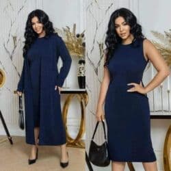 Naslov: Haljina + kardigan za punije💫💫💫 Opis: Elegantni komplet na lalafo.rs Naslov: Haljina + kardigan za punije💫💫💫 Opis: Elegantni komplet