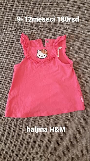 H&M haljina za bebe - Model: bez rukava, sa volančićima na na lalafo.rs — 1 H&M haljina za bebe - Model: bez rukava, sa volančićima na — 1