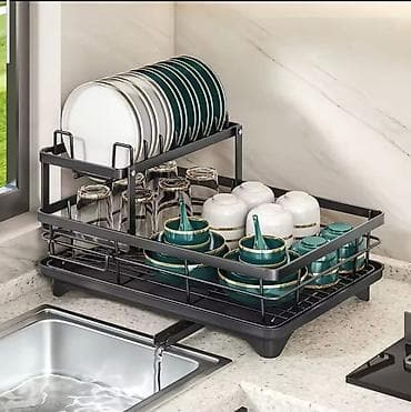 Dvoslojna susilica/organizator za sudove sa odvodom - Konstrukcija od na lalafo.rs — 1 Dvoslojna susilica/organizator za sudove sa odvodom - Konstrukcija od — 1