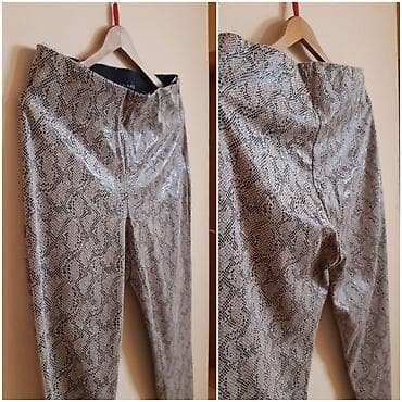 ZARA BASIC ženske pantalone, model sa printom zmijske kože. - na lalafo.rs — 3 ZARA BASIC ženske pantalone, model sa printom zmijske kože. - — 3