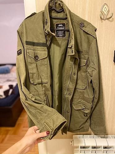 Jakne za prelazni period: Jakna za prelazni period, Pamuk, M (EU 50), bоја - Maslinasto zelena na lalafo.rs Jakne za prelazni period: Jakna za prelazni period, Pamuk, M (EU 50), bоја - Maslinasto zelena