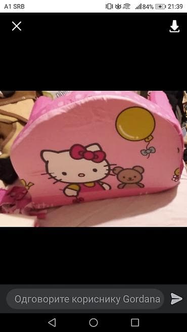 Dečja fotelja – Hello Kitty - Mekana, lagana foteljica za decu at lalafo.rs — 5 Dečja fotelja – Hello Kitty - Mekana, lagana foteljica za decu — 5