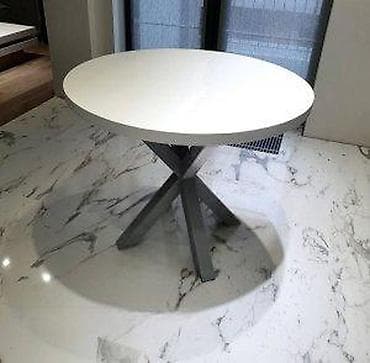 Antique Dining Tables: OKRUGLI TRPEZARIJSKI STO MODEL ML1 | Kontakt telefon 06******** Viber at lalafo.rs — 2 Antique Dining Tables: OKRUGLI TRPEZARIJSKI STO MODEL ML1 | Kontakt telefon 06******** Viber — 2