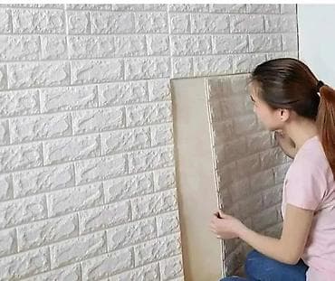 3D samolepljive PVC/PE pena zidne ploče – imitacija belog cigla zida na lalafo.rs — 5 3D samolepljive PVC/PE pena zidne ploče – imitacija belog cigla zida — 5