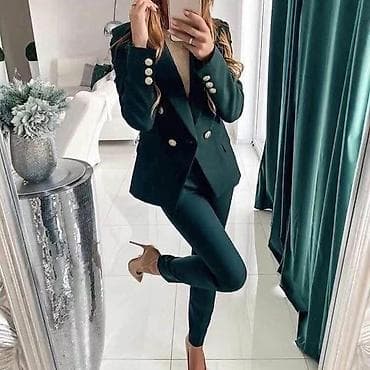 zenske broj: Ženski elegantni komplet (sako + pantalone) - Krojen ženski komplet at lalafo.rs — 1 zenske broj: Ženski elegantni komplet (sako + pantalone) - Krojen ženski komplet — 1