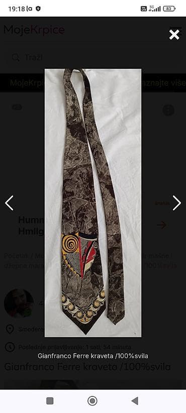 SNIŽENO!!Gianfranco Ferre kraveta,Italy. svila 100%. kao nova na lalafo.rs — 1 SNIŽENO!!Gianfranco Ferre kraveta,Italy. svila 100%. kao nova — 1