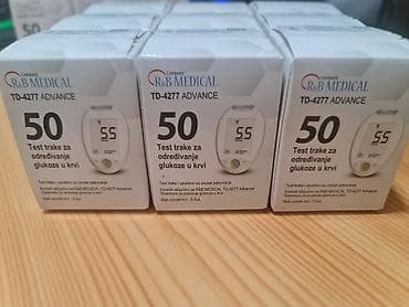 R&B MEDICAL TD-4277 ADVANCE – test trake za određivanje glukoze u na lalafo.rs R&B MEDICAL TD-4277 ADVANCE – test trake za određivanje glukoze u