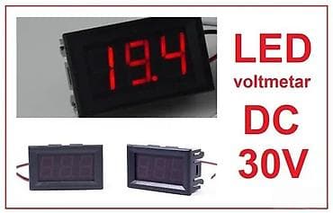 LED digitalni voltmetar – DC do 30 V - Opseg merenja: 0–30 V DC - na lalafo.rs LED digitalni voltmetar – DC do 30 V - Opseg merenja: 0–30 V DC -