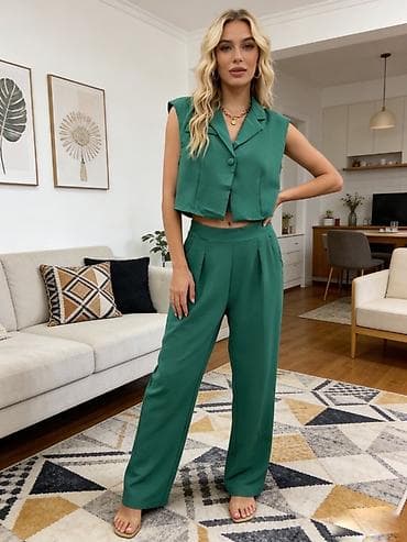 pantalone butiku ali: 🔥Damski komplet – prsluk bez rukava i pantalone visokog struka ✅2700 na lalafo.rs — 6 pantalone butiku ali: 🔥Damski komplet – prsluk bez rukava i pantalone visokog struka ✅2700 — 6