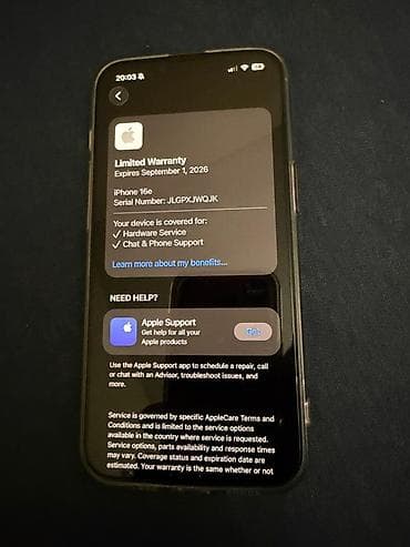 Iphone 16e black 128gb simfree, icloud free, baterija 100% zastitno na lalafo.rs — 9 Iphone 16e black 128gb simfree, icloud free, baterija 100% zastitno — 9