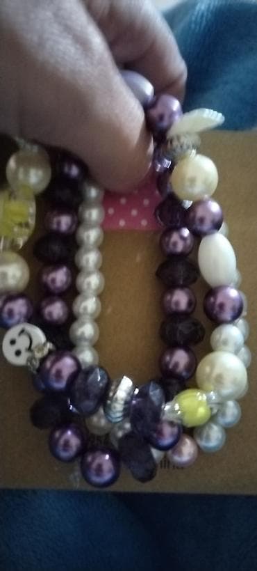 Set modnog nakita – ogrlice i narukvice - Ogrlica na crnoj kožnoj/eko na lalafo.rs — 7 Set modnog nakita – ogrlice i narukvice - Ogrlica na crnoj kožnoj/eko — 7