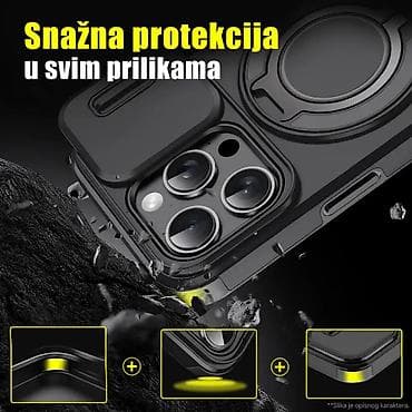 Maska CamShield Ring stand za iPhone 15 Pro Max 6.7 ljubicasta na lalafo.rs Maska CamShield Ring stand za iPhone 15 Pro Max 6.7 ljubicasta