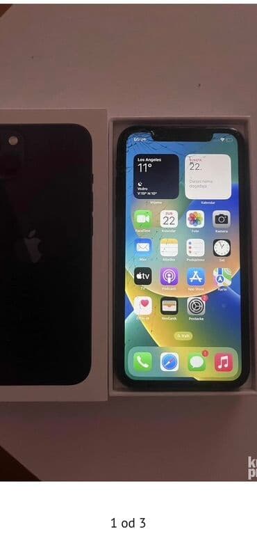 Apple iPhone iPhone 16e, Crn, Face ID na lalafo.rs Apple iPhone iPhone 16e, Crn, Face ID