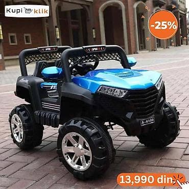 Dečiji električni džip A-6100 - Terenski dizajn sa velikim EVA na lalafo.rs — 1 Dečiji električni džip A-6100 - Terenski dizajn sa velikim EVA — 1