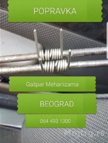 Usluga: Popravka gašpar mehanizama Opis: - Specijalizovana usluga za at lalafo.rs Usluga: Popravka gašpar mehanizama Opis: - Specijalizovana usluga za