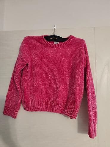 Pletena džemper-majica Sinsay, velicina XS. - Boja: jarko roze - na lalafo.rs — 1 Pletena džemper-majica Sinsay, velicina XS. - Boja: jarko roze - — 1
