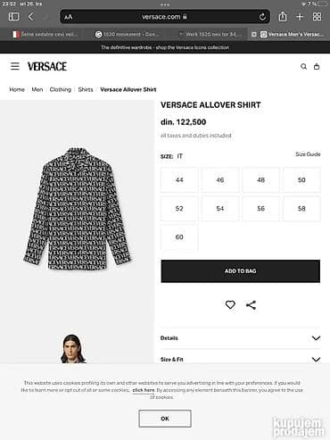 Košulja Versus Versace, bоја - Siva na lalafo.rs — 4 Košulja Versus Versace, bоја - Siva — 4