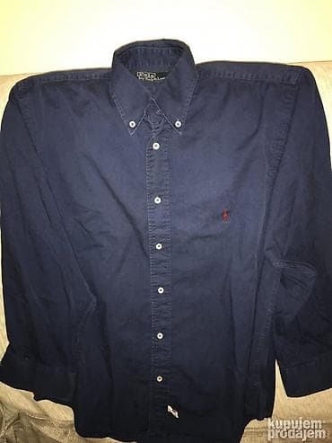 Muška košulja Ralph Lauren na dugmad, dugih rukava, tamnoplave osnovne na lalafo.rs Muška košulja Ralph Lauren na dugmad, dugih rukava, tamnoplave osnovne