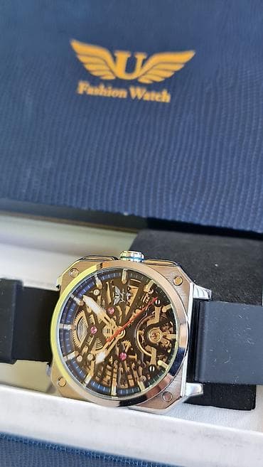 Muški mehanički ručni sat – skeleton dizajn - Brend: U Fashion Watch na lalafo.rs — 2 Muški mehanički ručni sat – skeleton dizajn - Brend: U Fashion Watch — 2